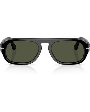 Persol Square Pilot Sunglasses - Green