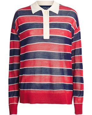 Mother Wool The Biggie Raquette Polo Top - Red