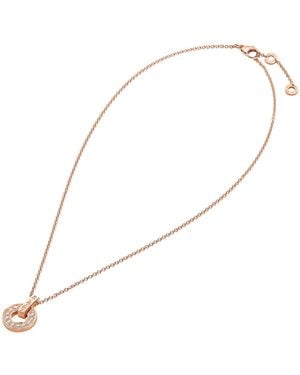 BVLGARI And Diamond Necklace - Metallic