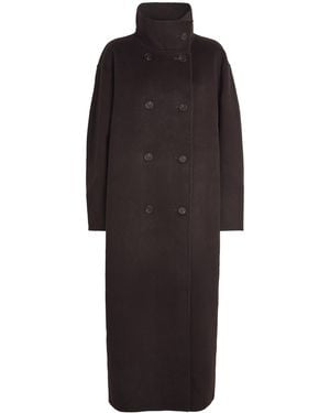 Stylein Wool Tovino Double-Breasted Coat - Black