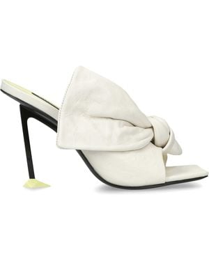 Givenchy Bow-Detail Boudoir Heeled Mules 95 - White