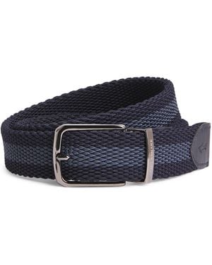 Paul & Shark Cotton Woven Reversible Belt - Blue