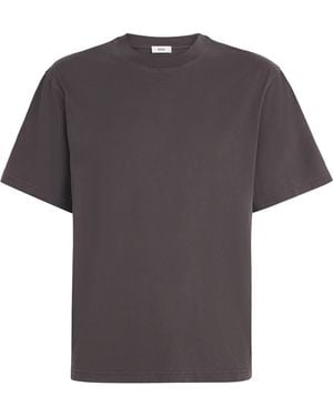 Agolde Cotton Asha T-Shirt - Grey