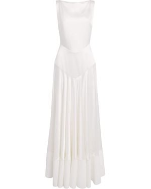 ROKSANDA Silk Munir Maxi Dress - White
