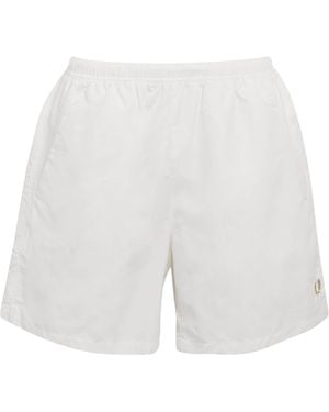 Fred Perry Taslan Tennis Shorts - White