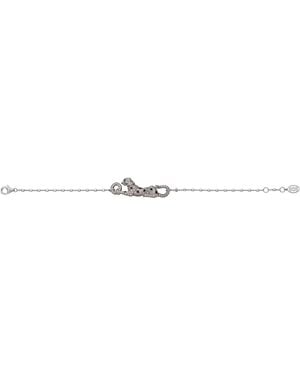 Cartier Diamond And Emerald Panthère De Bracelet - White