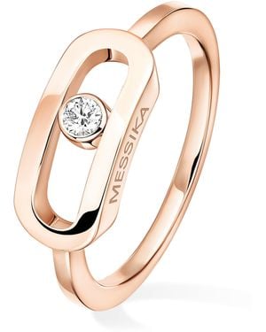 Messika Move Uno And Diamond Ring - Metallic