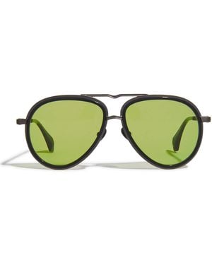 Vivienne Westwood Cale Aviator Sunglasses - Green