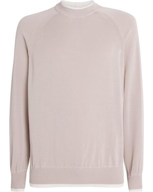 Eleventy Cotton Jumper - Pink