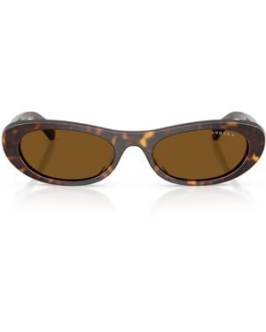 Vogue Oval Vo5695Su Sunglasses - Brown