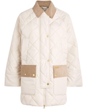 Barbour Quilted Aldburgh Jacket - White
