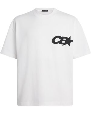 Cole Buxton Cotton Star Racing T-Shirt - White