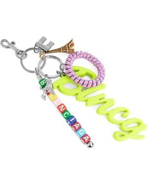 Balenciaga Blncg Keyring - Yellow