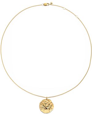 Monica Vinader Vermeil Zodiac Sagittarius Necklace - Metallic
