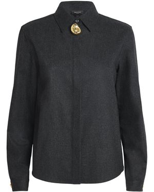 Fabiana Filippi Wool-Blend Shirt - Black