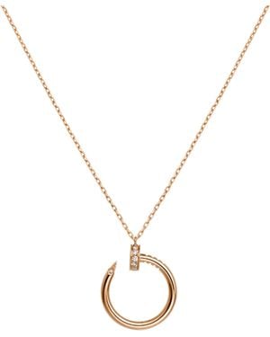 Cartier And Diamond Juste Un Clou Necklace - Metallic