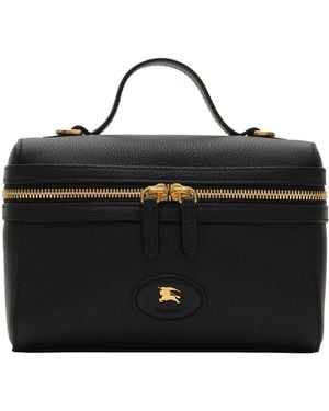 Burberry Leather Bloomsbury Vanity Bag - Black