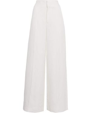 PAIGE Greyson Wide-Leg Trousers - White