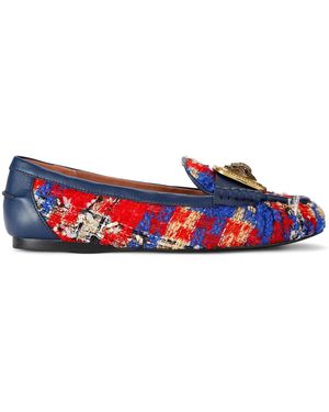 Kurt Geiger Tweed Pimlico Moccasins - Blue