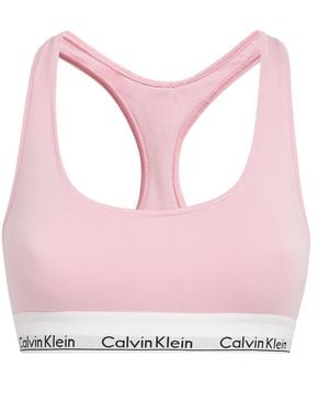 Calvin Klein Logo Bralette - Pink