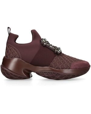 Roger Vivier Viv' Run Trainers - Brown