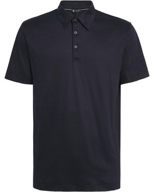 Colombo Cashmere Polo Shirt - Blue