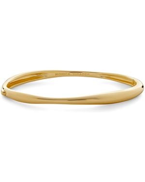 Monica Vinader Vermeil Nura Reef Bangle - Natural