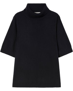Marina Rinaldi Cashmere Roll-Neck Sweater - Black