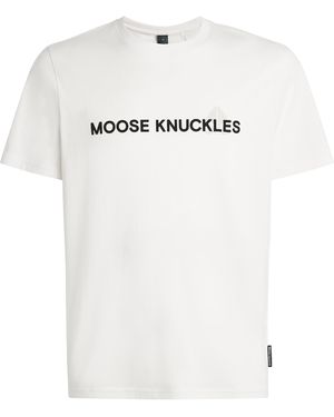 Moose Knuckles Cotton Conway T-Shirt - White