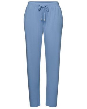 Hanro Cotton-Modal Trousers - Blue