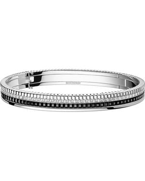 Boucheron Small And Diamond Quatre Edition Bangle - Metallic