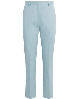 JOSEPH Stretch-Cotton Coleman Slim Pants - Blue