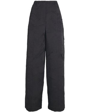 Ulla Johnson Satin Crinkled Carine Trousers - Blue