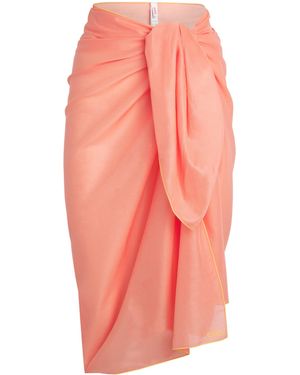 Eres Cotton Voile Cabine Pareo - Pink