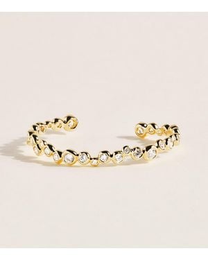 Alexis Plated Skinny Asterales Cuff Bracelet - Natural