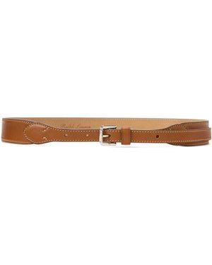 Ralph Lauren Leather Belt - Natural