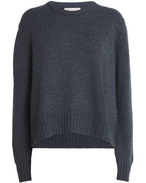 Johnstons of Elgin Donegal Cashmere Jumper - Blue