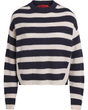 MAX&Co. Cashmere Stripe Jumper - Blue