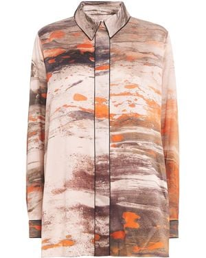 ROKSANDA Silk Printed Leonara Shirt - Pink