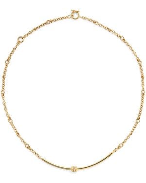 Spinelli Kilcollin And Diamond Arc Gravity Chain Necklace - Metallic