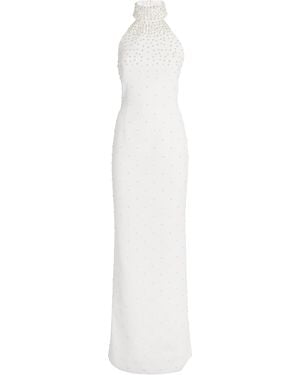 Rebecca Vallance Bridal Theresa Faux Pearl-Embellished Gown