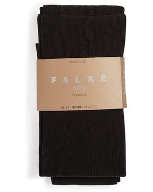FALKE Merino Silk Over-The-Knee Socks - Black