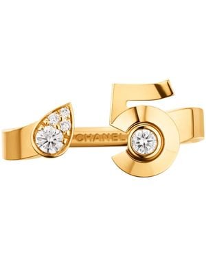 CHANEL And Diamond Extrait De N˚5 Ring - Metallic