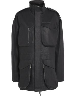 Nensi Dojaka Shimmer Meryl Parka - Black