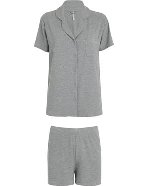 Skims Soft Lounge Short Pyjamas - Grey