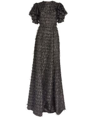 The Vampire's Wife Semi-sheer The Light Sleeper Gown - Black