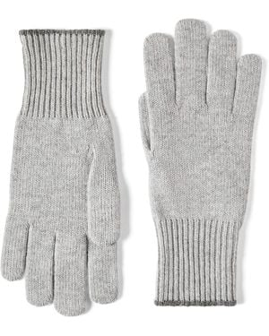 Brunello Cucinelli Cashmere Gloves - Gray