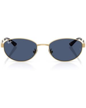 Ray-Ban Metal Oval Sunglasses - Blue