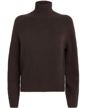 JOSEPH Cashmere Rollneck Tilly Lofty Sweater - Brown