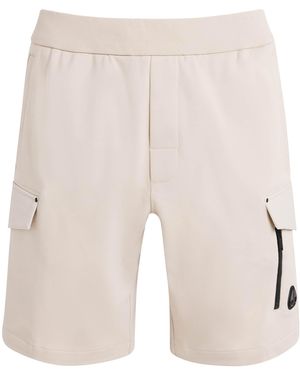 Moose Knuckles Dalon Cargo Sweatshorts - Natural